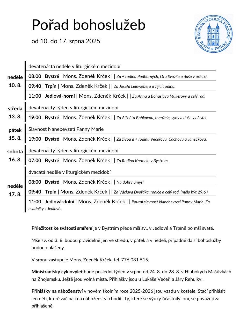 Informace spoluobčanům