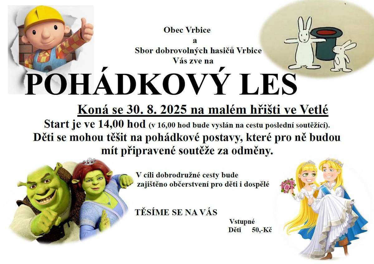 Pozvánka na Pohádkový les