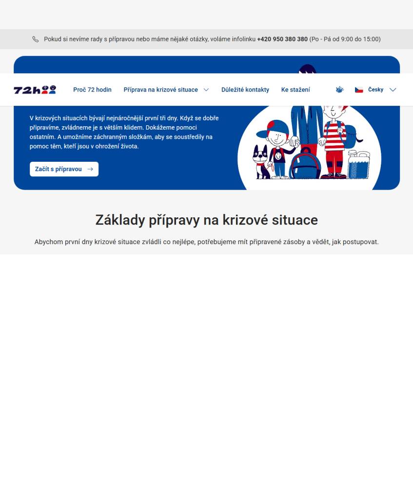 Vážení Ledečáci jistě jste v médiích zaznamenali "projekt 72 hodin" aneb jak se připravit a zvládnout krizovou situaci. Informace v odkazu Vám pomohou se na krizovou situaci připravit. Jak jistě víte "štěstí přeje připraveným".