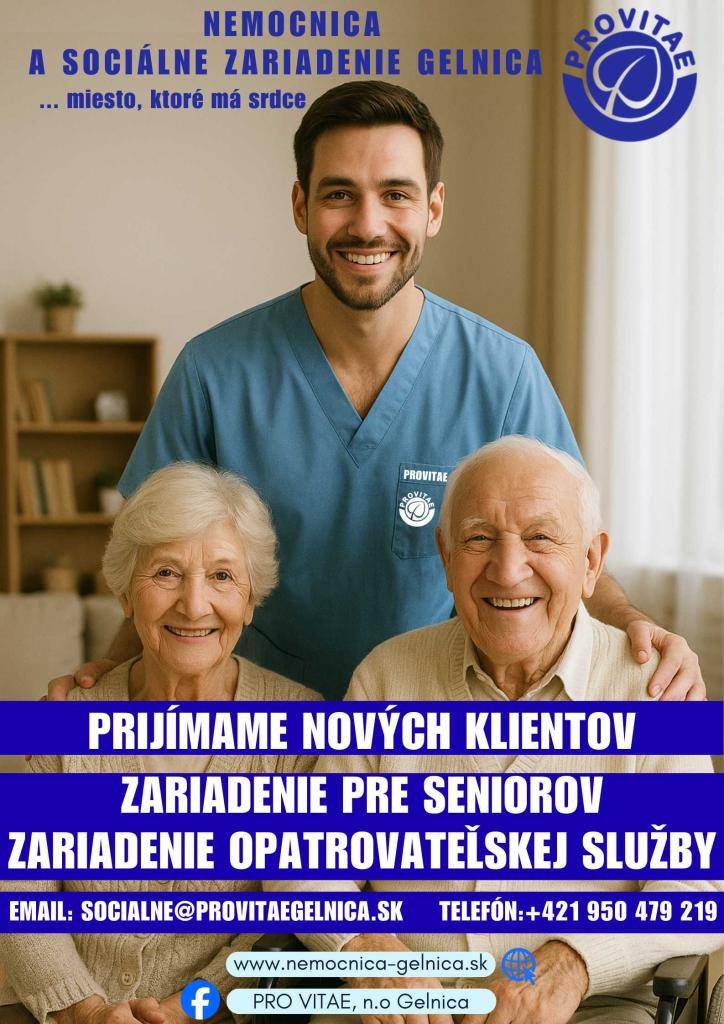 PRO VITAE, n. o. - NEMOCNICA A SOCIÁLNE ZARIADENIE GELNICA
