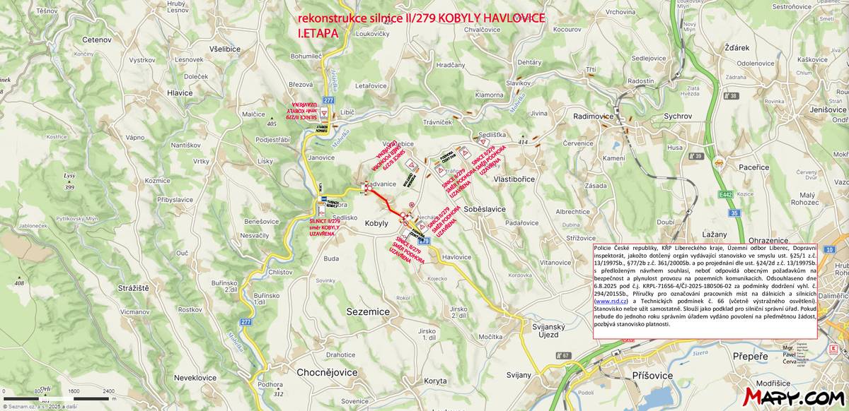 Termín realizace 13. 8. 2025 – 12. 12. 2025 Podrobnosti v příloze.