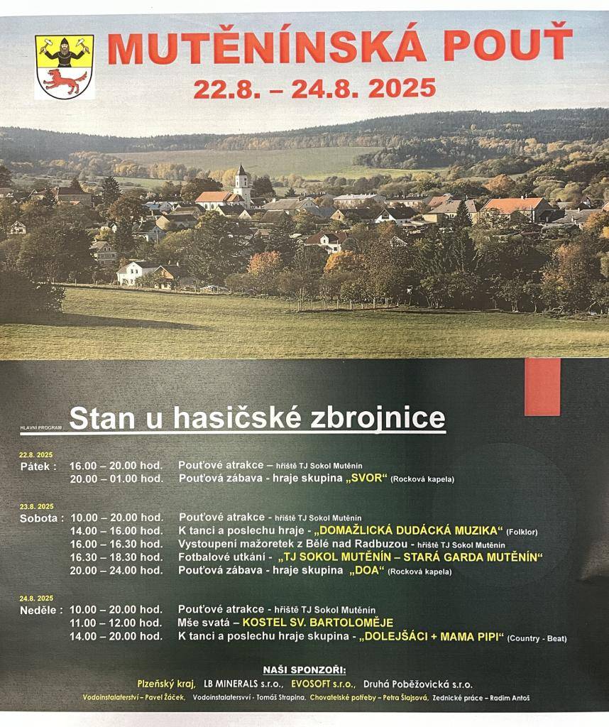 "Mutěnínská pouť 2025"