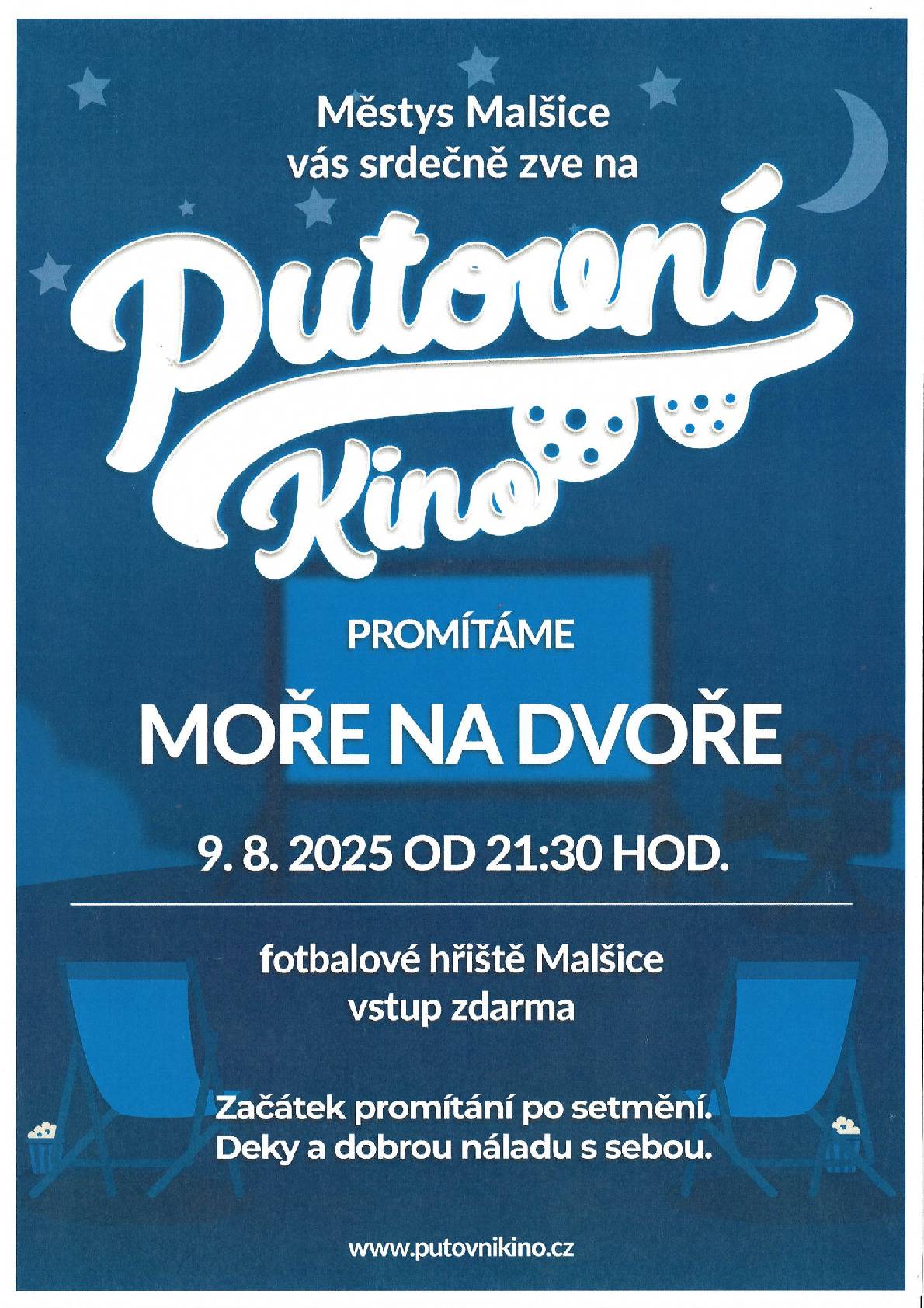 Zveme vás na promítání romantické komedie MOŘE NA DVOŘE. Hrají: Ondřej Vetchý, Jiří Langmajer, Linda Rybová, Sara Sandeva... Režie: Martin Horský (Ženy v běhu, Srdce na dlani)