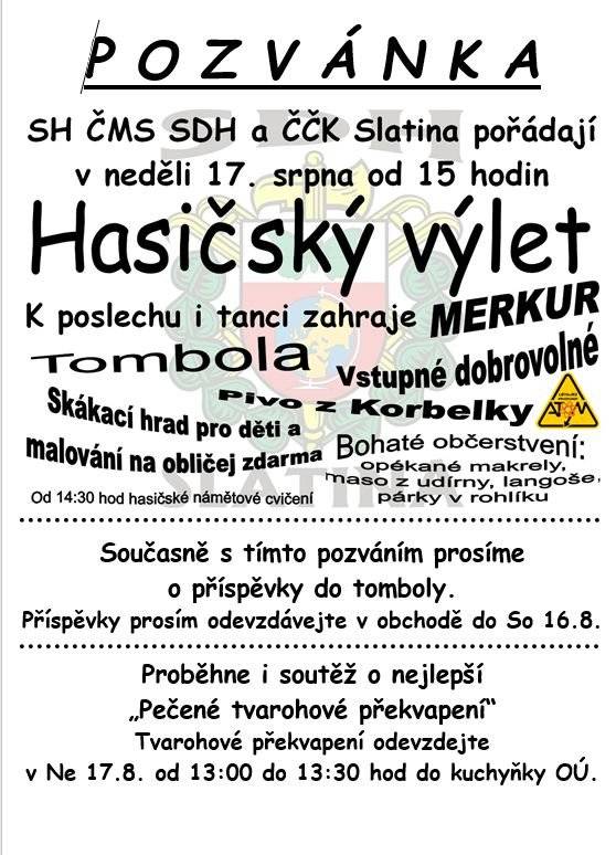 Pozvánka a brigády