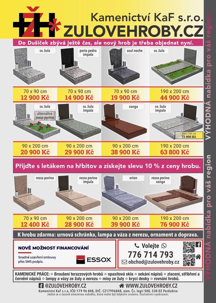 NABÍDKA - ŽULOVÉHROBY.CZ