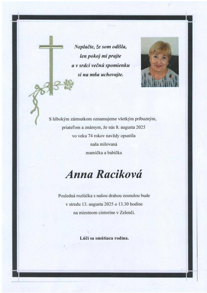 p. Anna Raciková