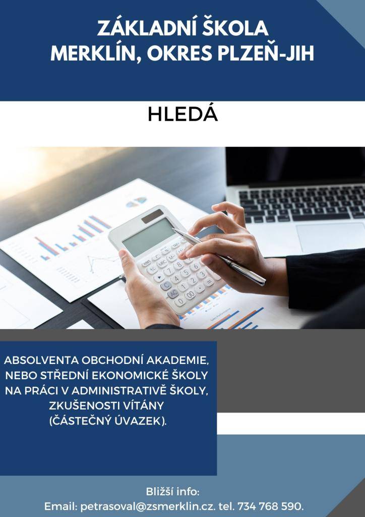 Hledá se administrativní pracovník.