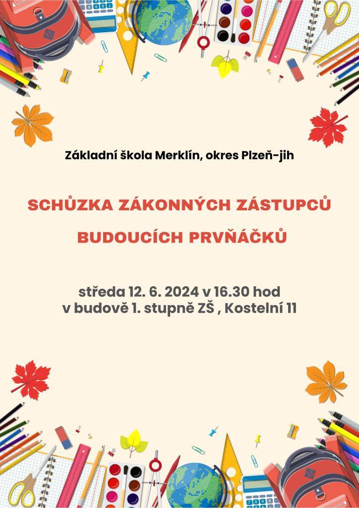 Informace do 1. ročníku.