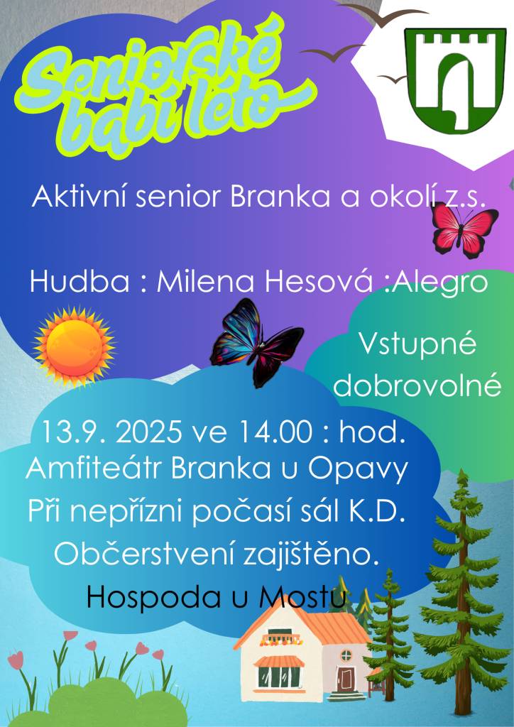 Aktivní senior Branka a okolí  13.9.2025 14:00