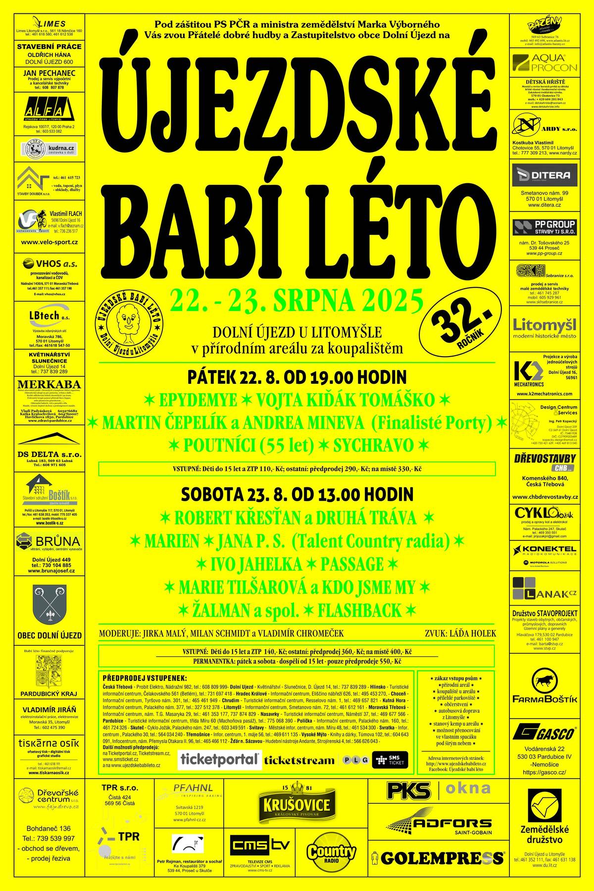 Újezdské Babí léto 22.8.-23.8.2025