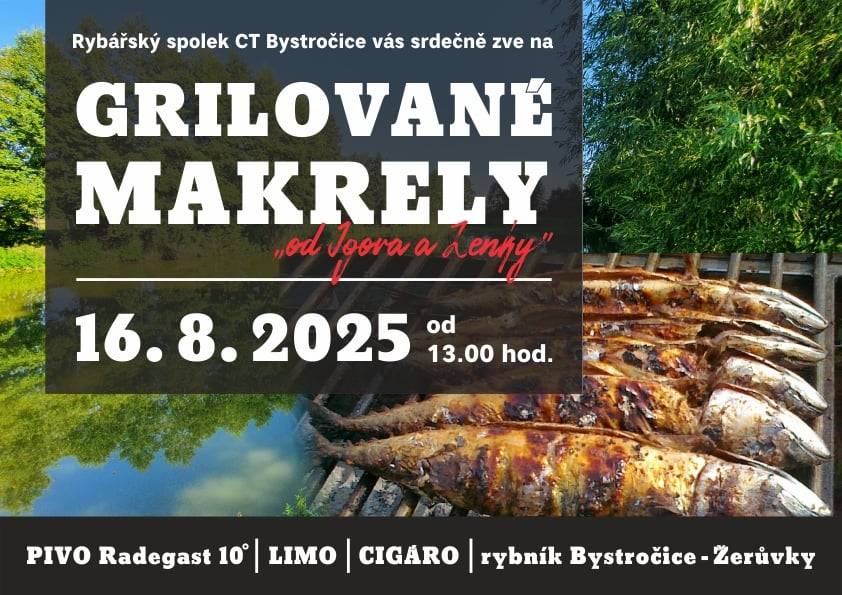 Rybářský spolek CT Bystročice srdečně zve na akci u rybníka v Žerůvkách.