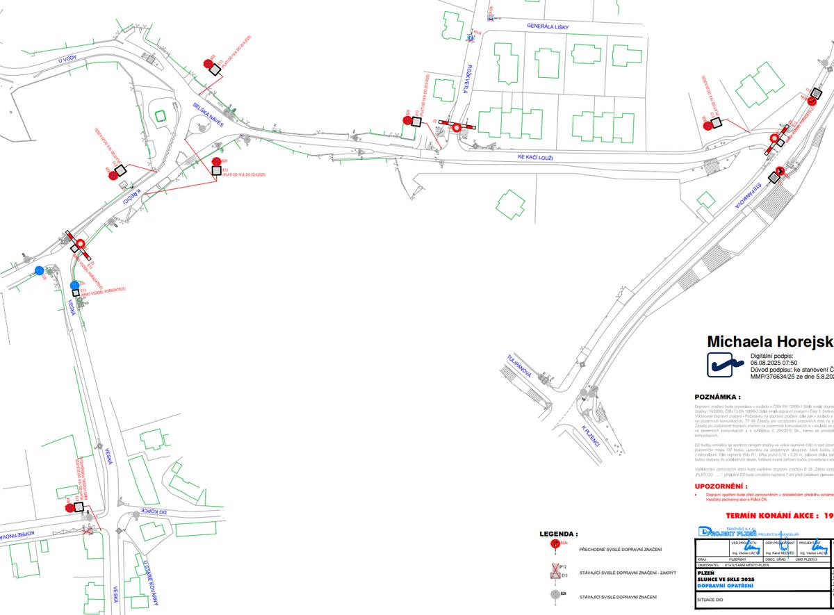 Z důvodu pořádání kulturní akce „Slunce ve skle“ – festival minipivovarů v termínu 19. 9. 2024 – 20. 9. 2024, bude jako každý rok nutné provést přechodné omezení provozu. Detailní informace najdete na Elektronická úřední deska.
