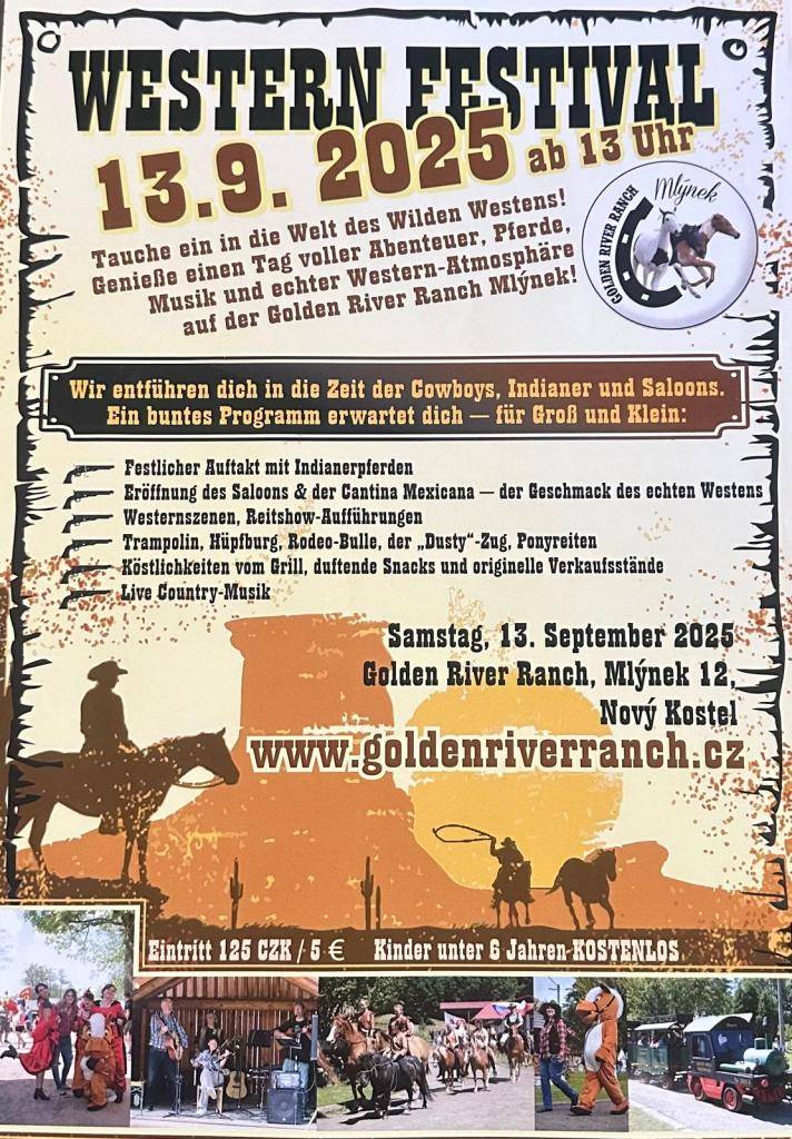 13.09.2025 od 13 hodin. Vstupné 125,- Kč, děti zdarma.