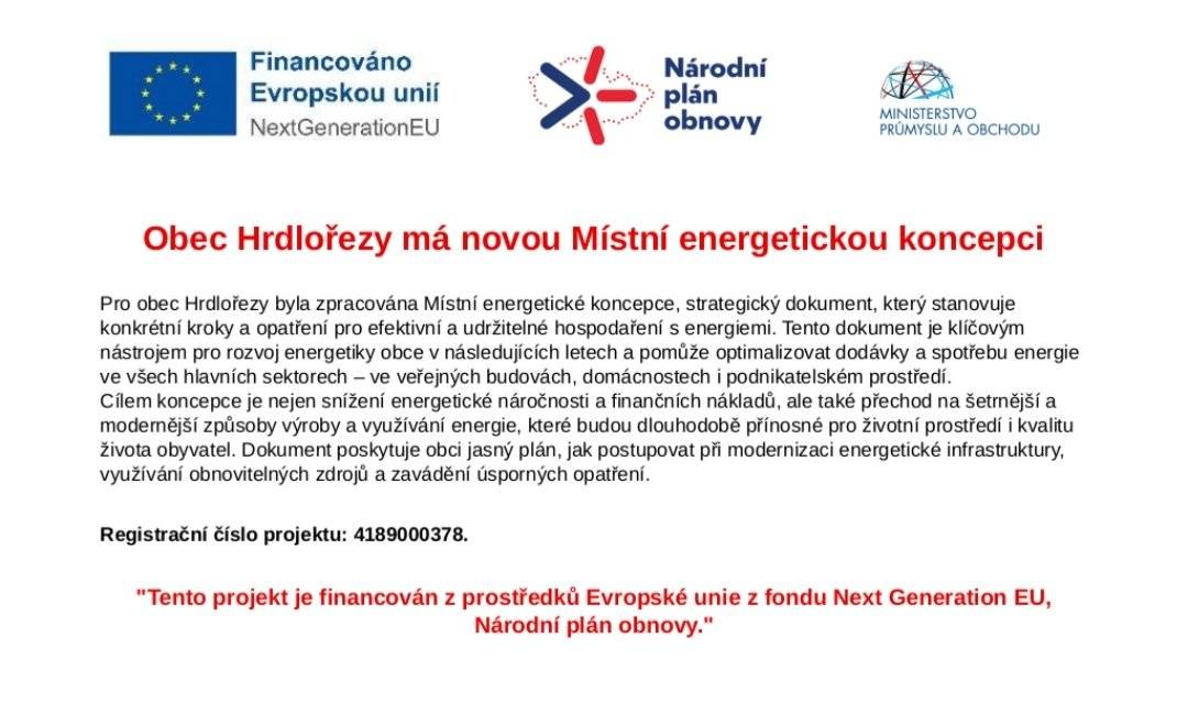 ovou Místní energetickou koncepci