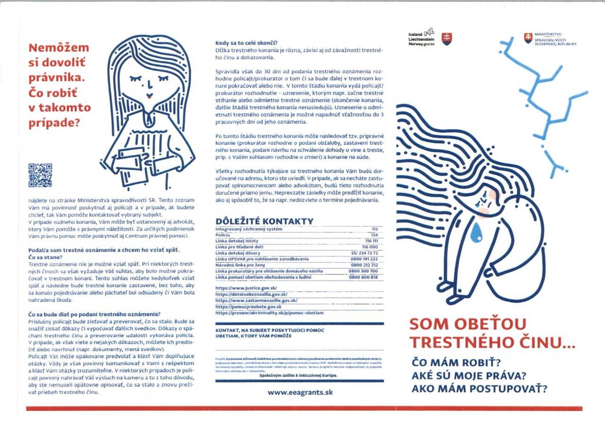 Som obeťou trestného činu - Čo mám robiť? Aké sú moje práva? Ako mám postupovať?  Bűncselekmény áldozata vagyok - Mit tegyek? Mik a jogaim? Hogyan járjak el?