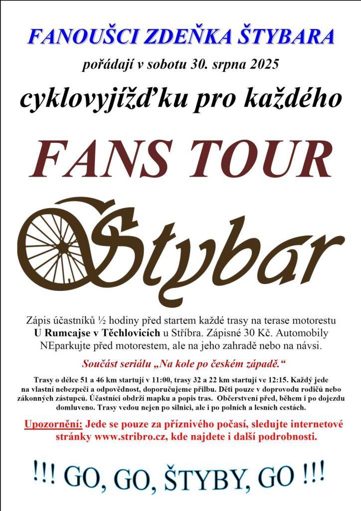 FANS TOUR ŠTYBAR 30.8.2025
