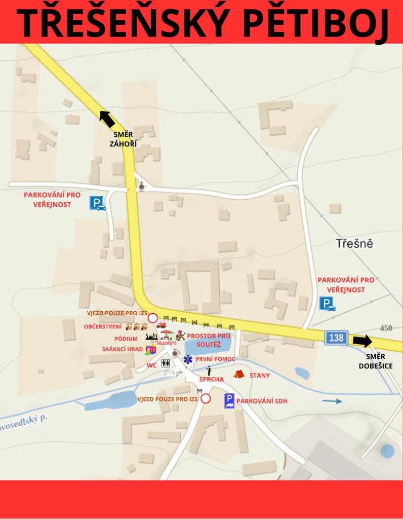 Doplňující informace a mapa