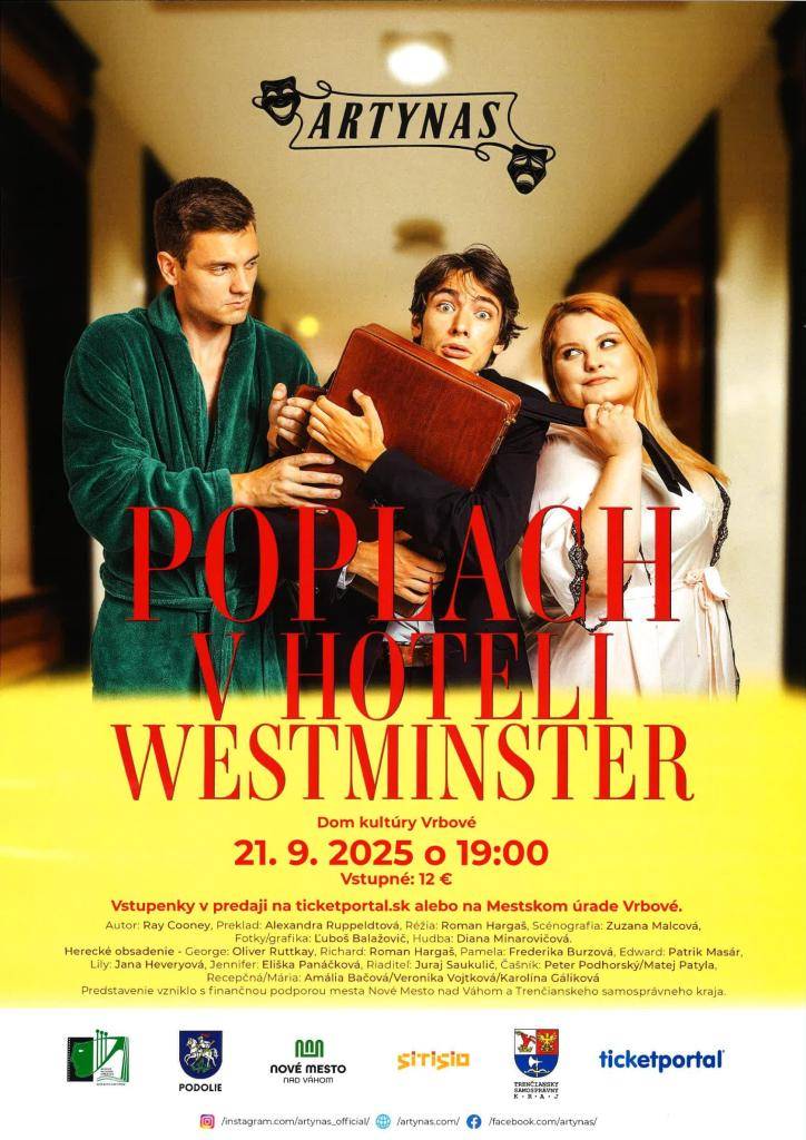 21.9.2025 o 19:00  Dom kultúry Vrbové