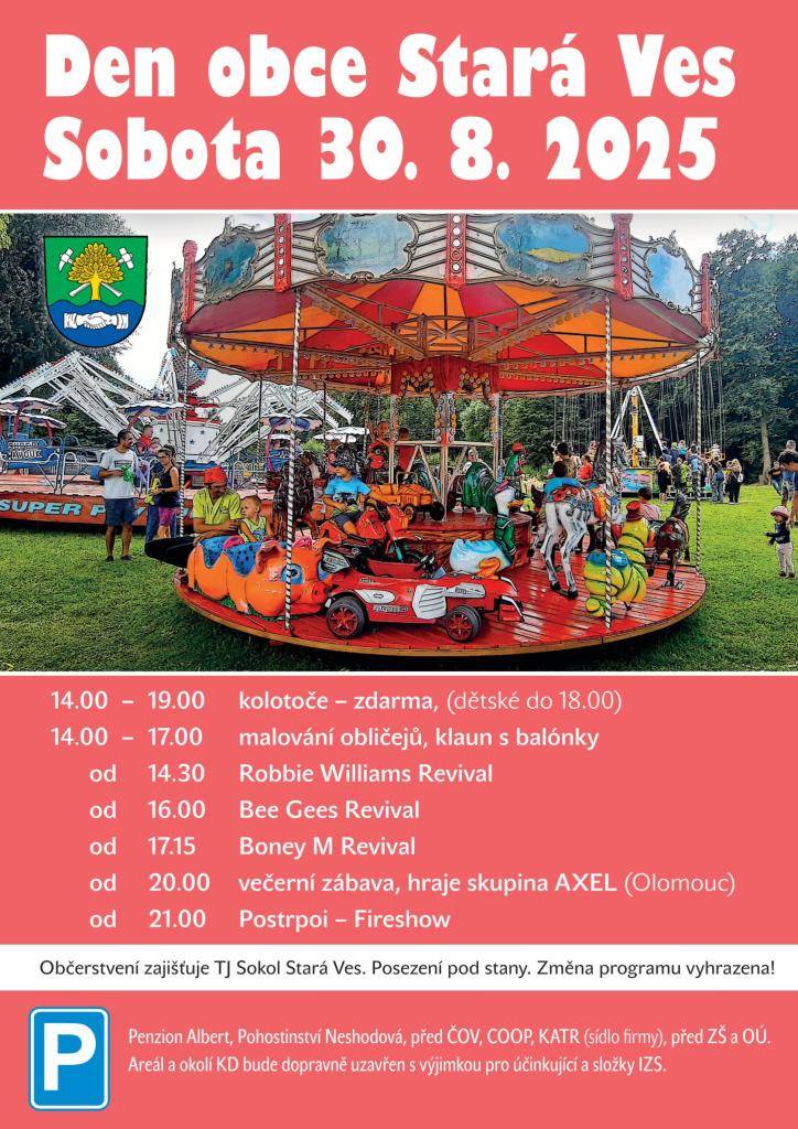 Den obce Stará Ves 30.8.2025