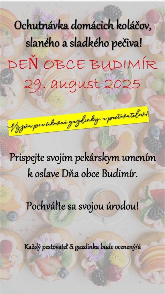 Výzva pre gazdinky a pestovateľov!