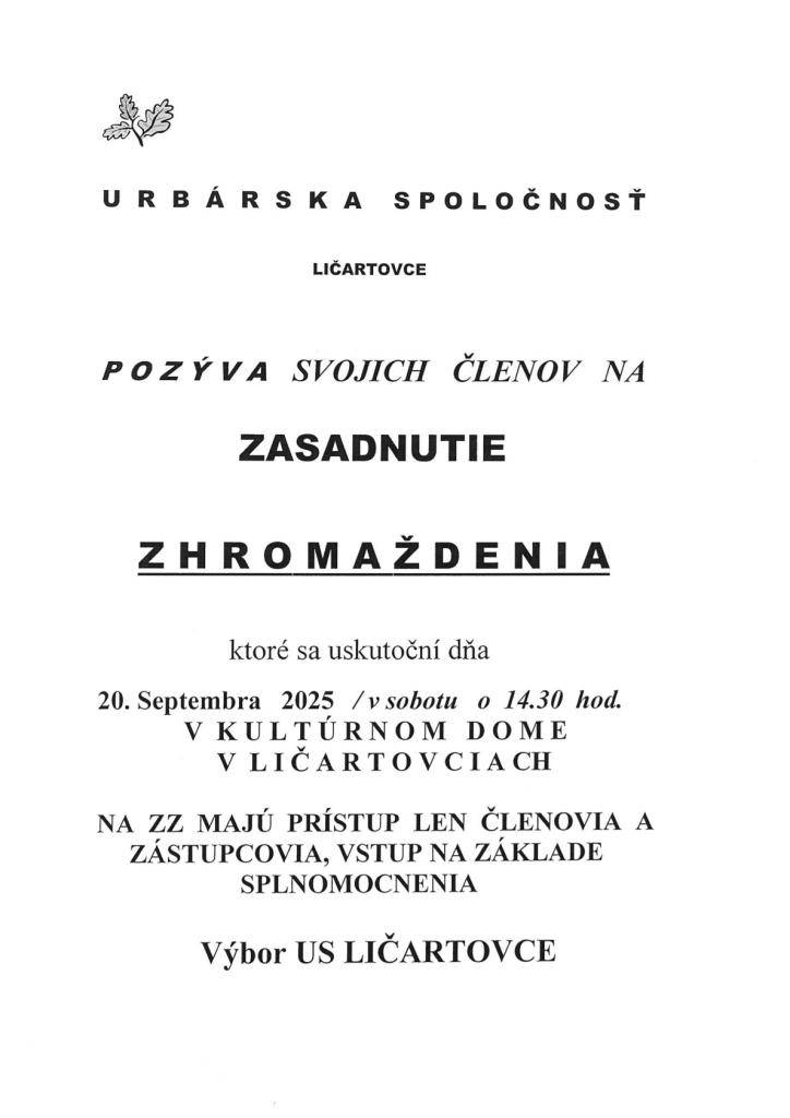 Urbárska spoločnosť Ličartovce