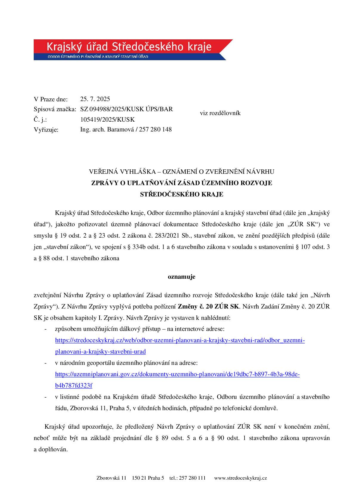 Středočeského kraje