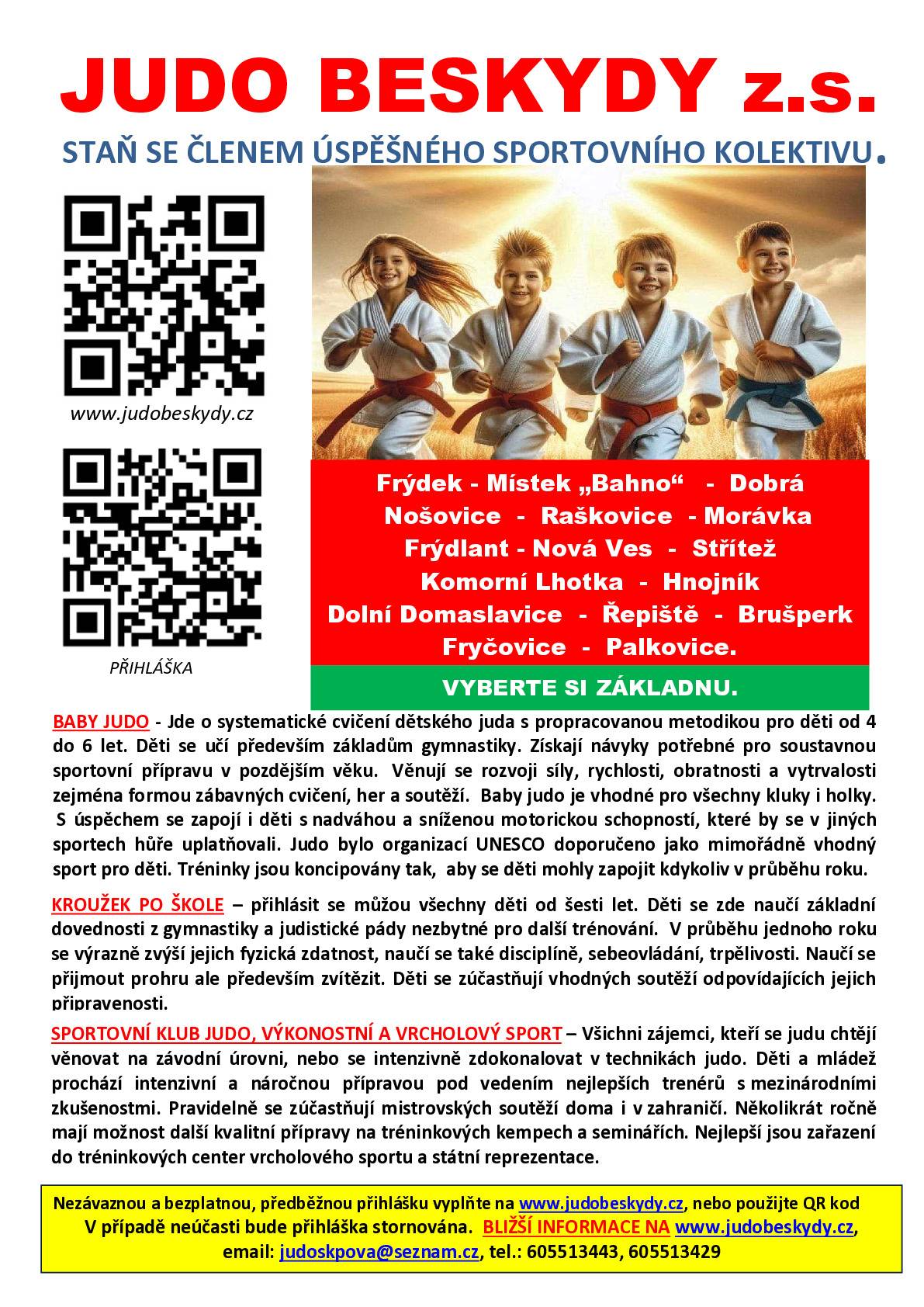 Těšíme se na další zájemce - přihláška v příloze.