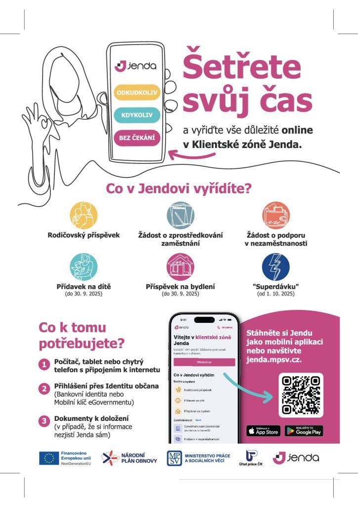 Vážení občané, v příloze naleznete informace od Úřadu práce k tzv. SUPERDÁVCE,EL. IDENTITĚ A ZŘÍZENÍ CHRÁNĚNÉHO ÚČTU.