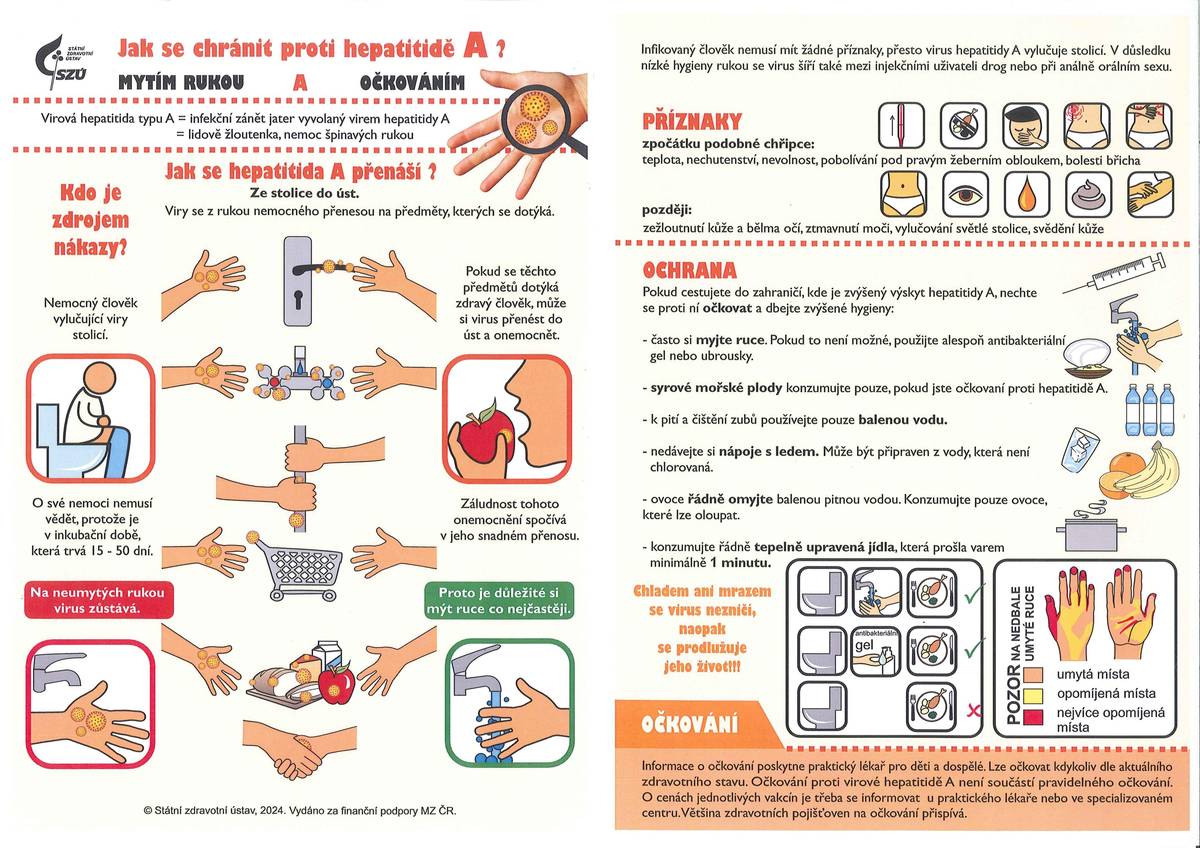 Vzhledem k výskytu onemocnění zveřejňujeme leták s pokyny jak předcházet onemocnění.