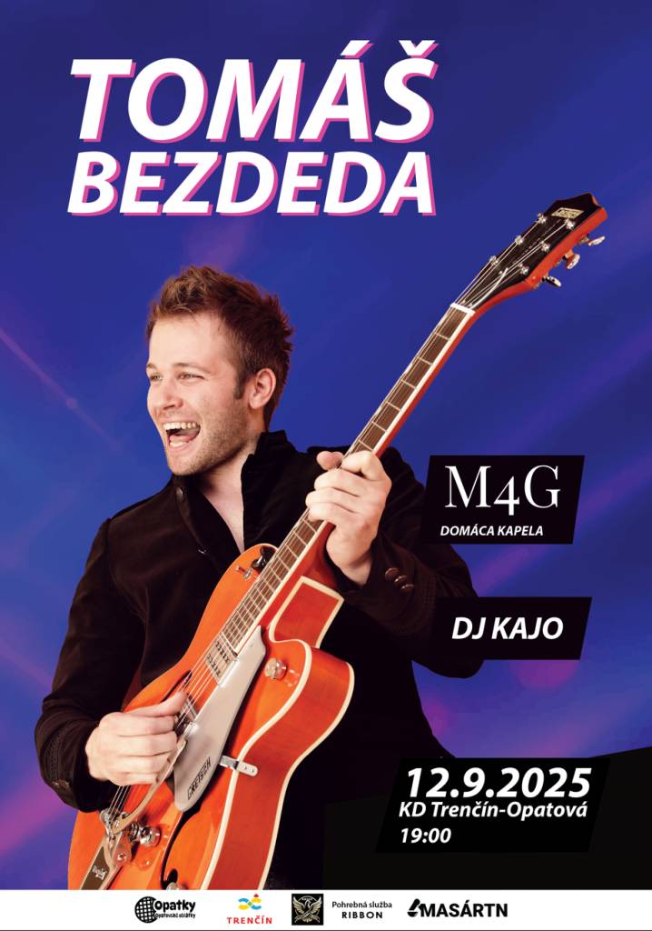 Kultúrne stredisko Opatová nad Váhom Vás srdečne pozýva na koncert Tomáša Bezdedu.
