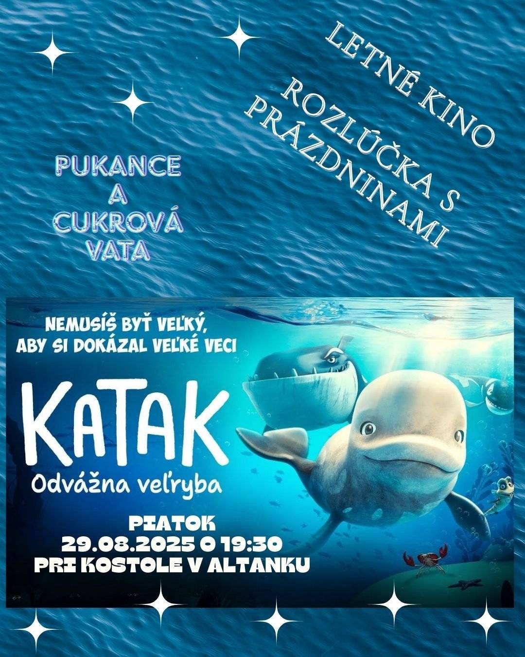 Letné kino, všetci ste srdečne vítaní!