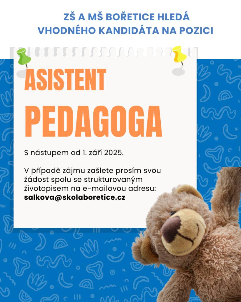 S nástupem od 1. 9. 2025.