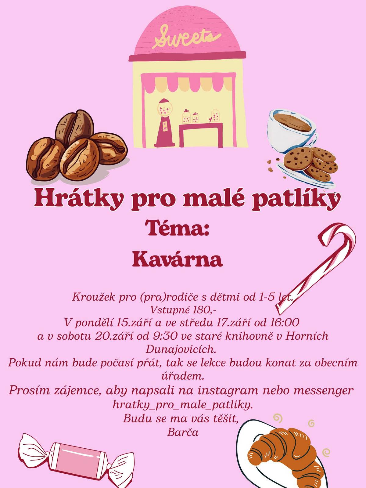 INFORMACE  pro rodiče  s dětmi