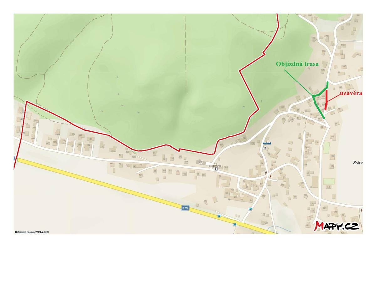Dobrý denm, ve čtvrtek 28.8.2025 od 6,30 do cca 15,00 bude uzávěra části místní komunikace na Vyhnálově dle přiložené mapky. Josef Hemzal, starosta