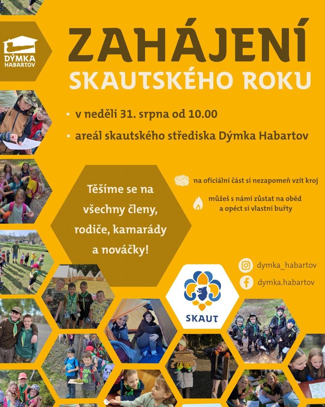 Skautské středisko Dýmka vás zve na akci !