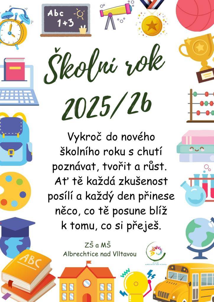 Přejeme všem úspěšný školní rok 2025-2026