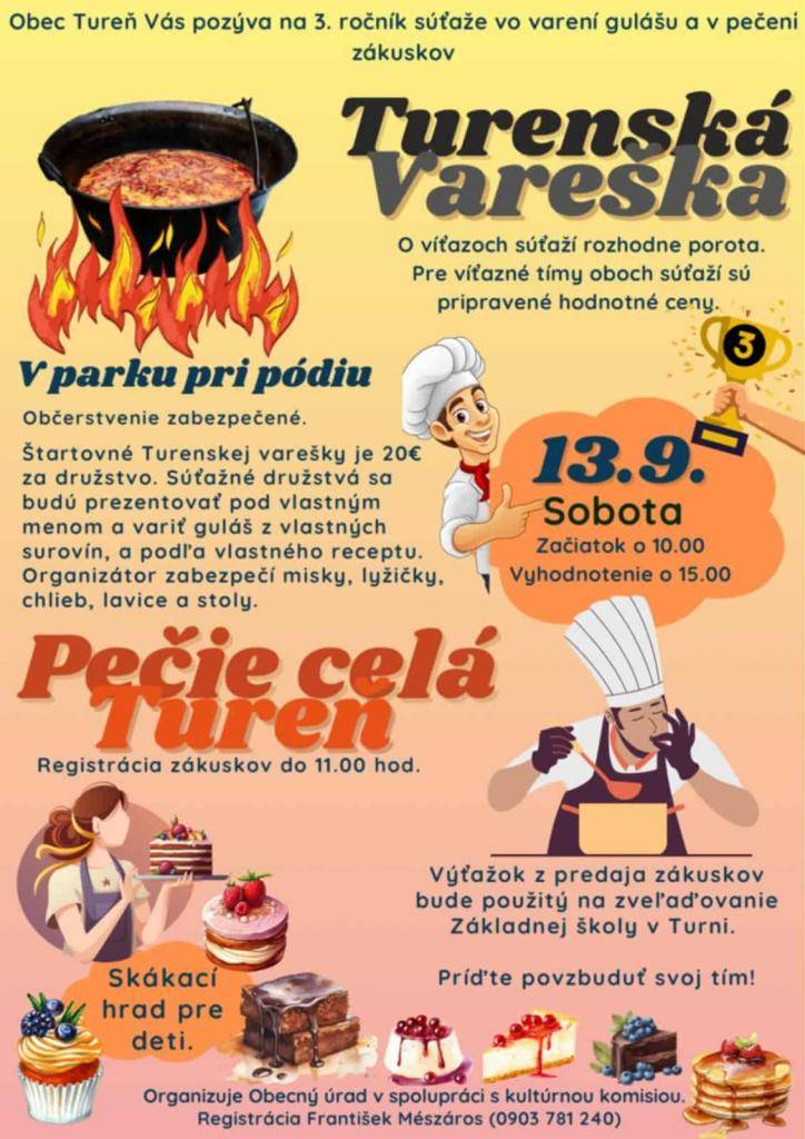 Sobota 13.09.2025 v parku pri pódiu