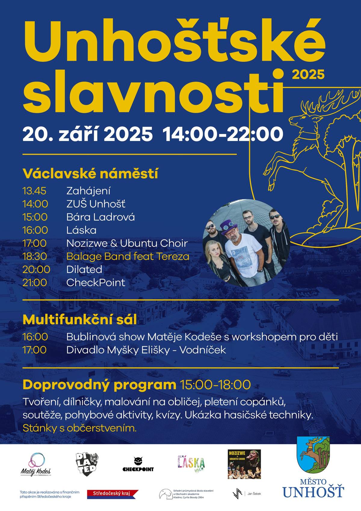 Srdečně Vás zveme na další ročník Unhošťských slavností dne 20.9.2025