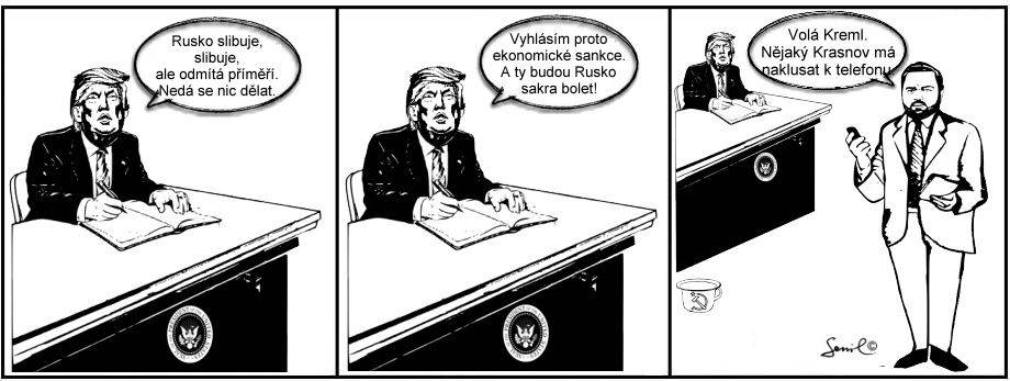 Trump vyhlásí Rusku drastické sankce