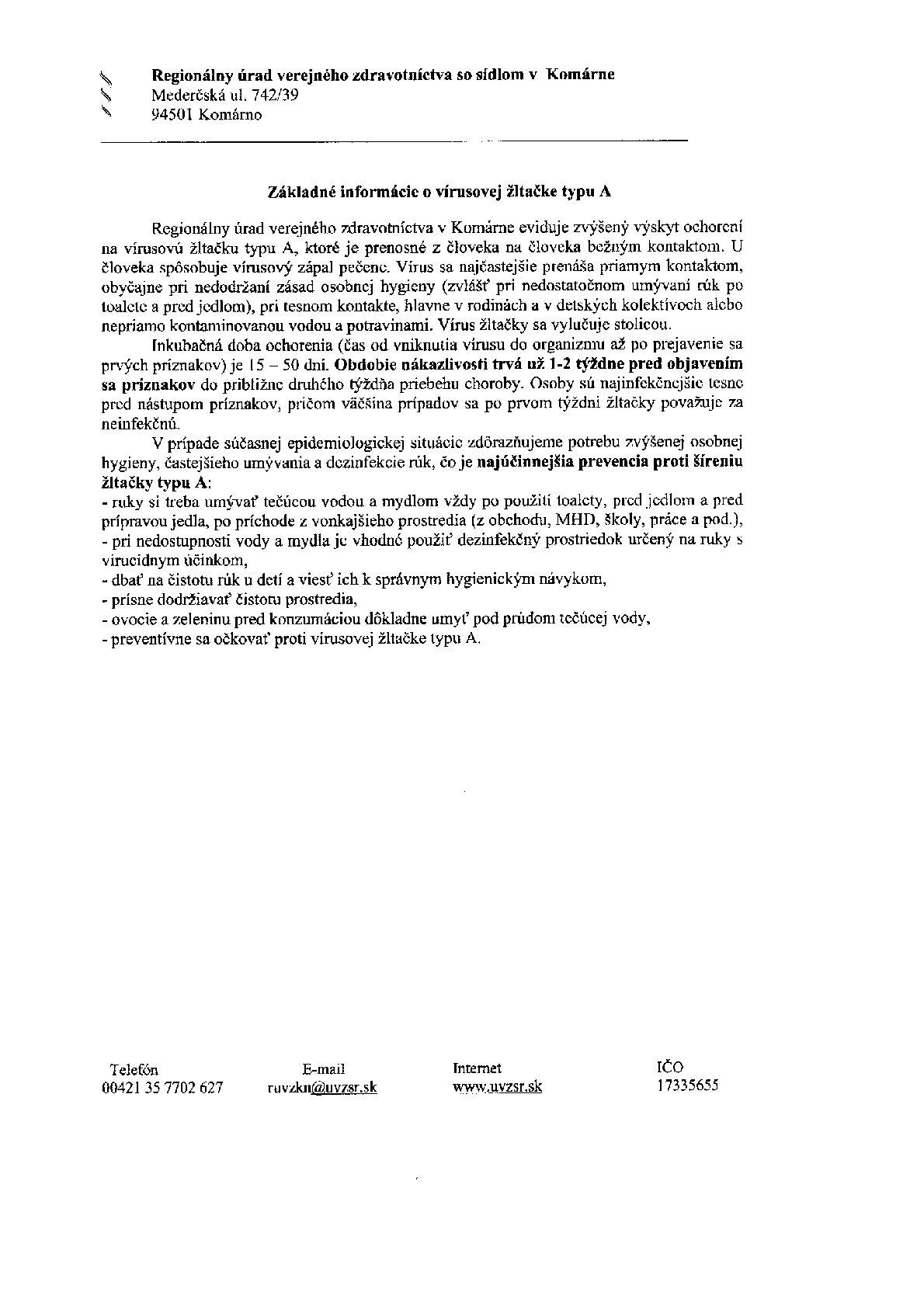 Dôležitý oznam - Fontos információ