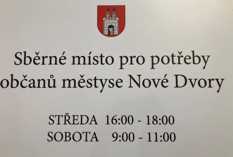 Od první zářijové středy, tj. 3.9.2025 bude sběrné místo pro občany Nových Dvorů nově otevřeno také každou středu v čase od 16:00 do 18:00 hodin. Otevírací doba v sobotu zůstává beze změny.