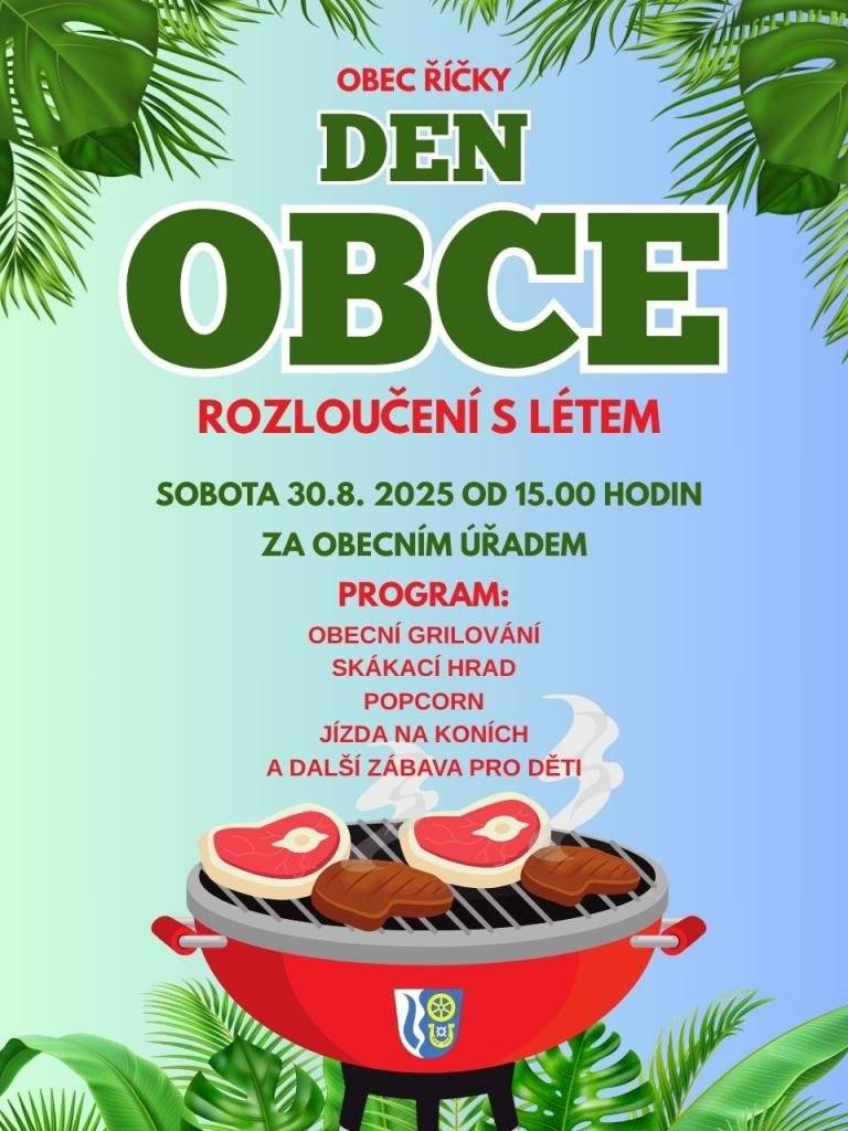 Přijďte si užít odpoledne plné pohody – čeká vás grilované dobroty, příjemná hudba a setkání se sousedy. 🍔🎶 Pro děti jsme připravili spoustu zábavy: soutěže, skákací hrad, popcorn, jízdu na koních 🐴 a další překvapení! ✨ Nenechte si to ujít – těšíme se na vás!