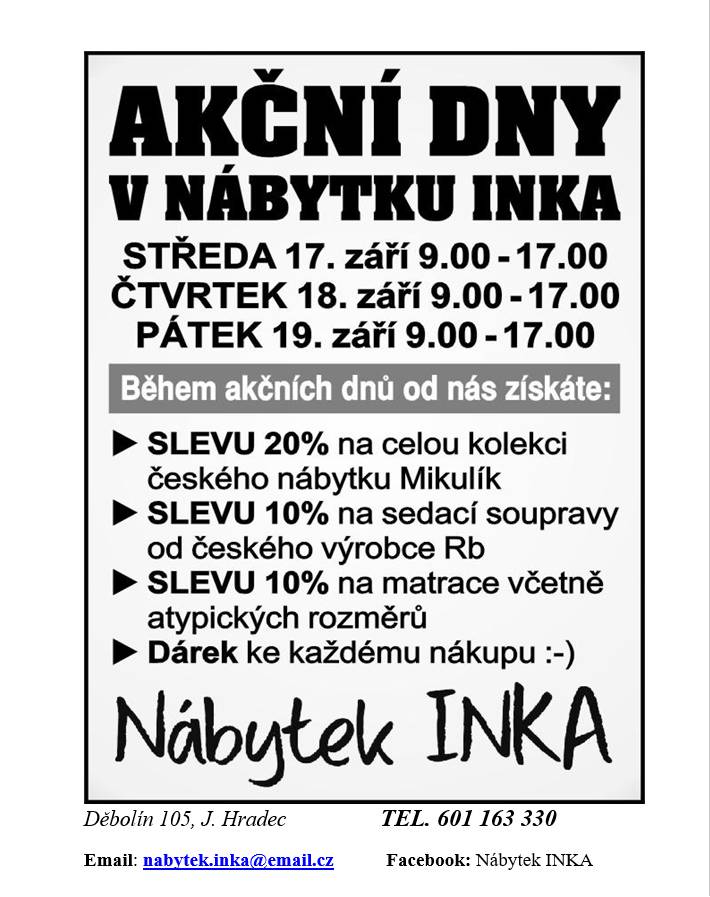 prodej nábytku - Děbolí