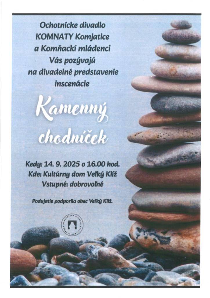DIVADLO - Kamenný chodníček