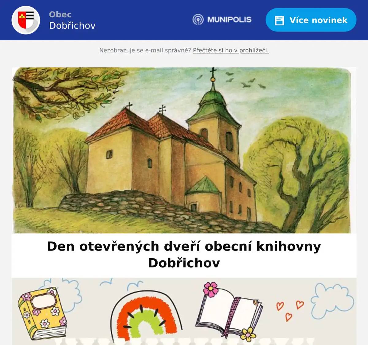 Na akci je možné zakoupit magnetky Dobřichova