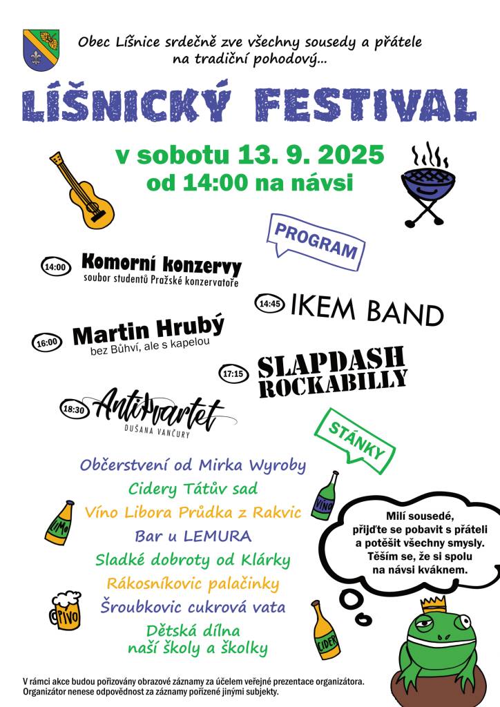 Pozvánka na Líšnický festival