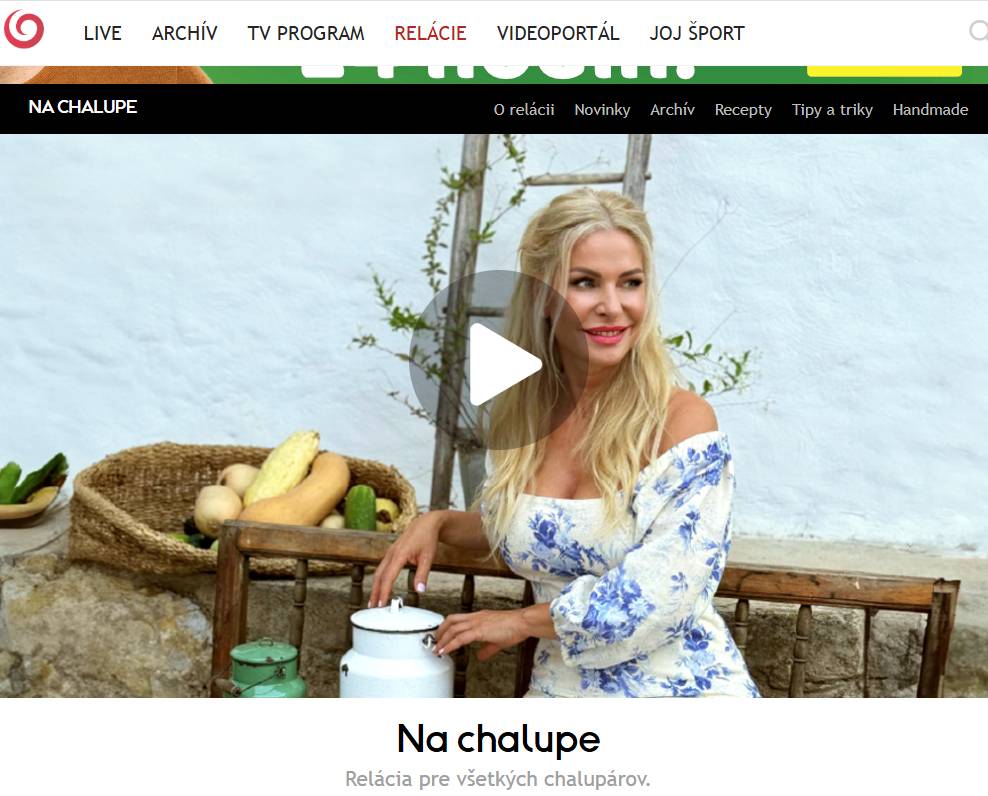 Tešíme sa z úspechu našej pani riaditeľky ZŠ s MŠ p. Mgr. Anny Spišiakovej, ktorá bola súčasťou relácie Na chalupe.  Pozerali ste v nedeľu vysielanie?  Prinášame fotky z backstage natáčania.