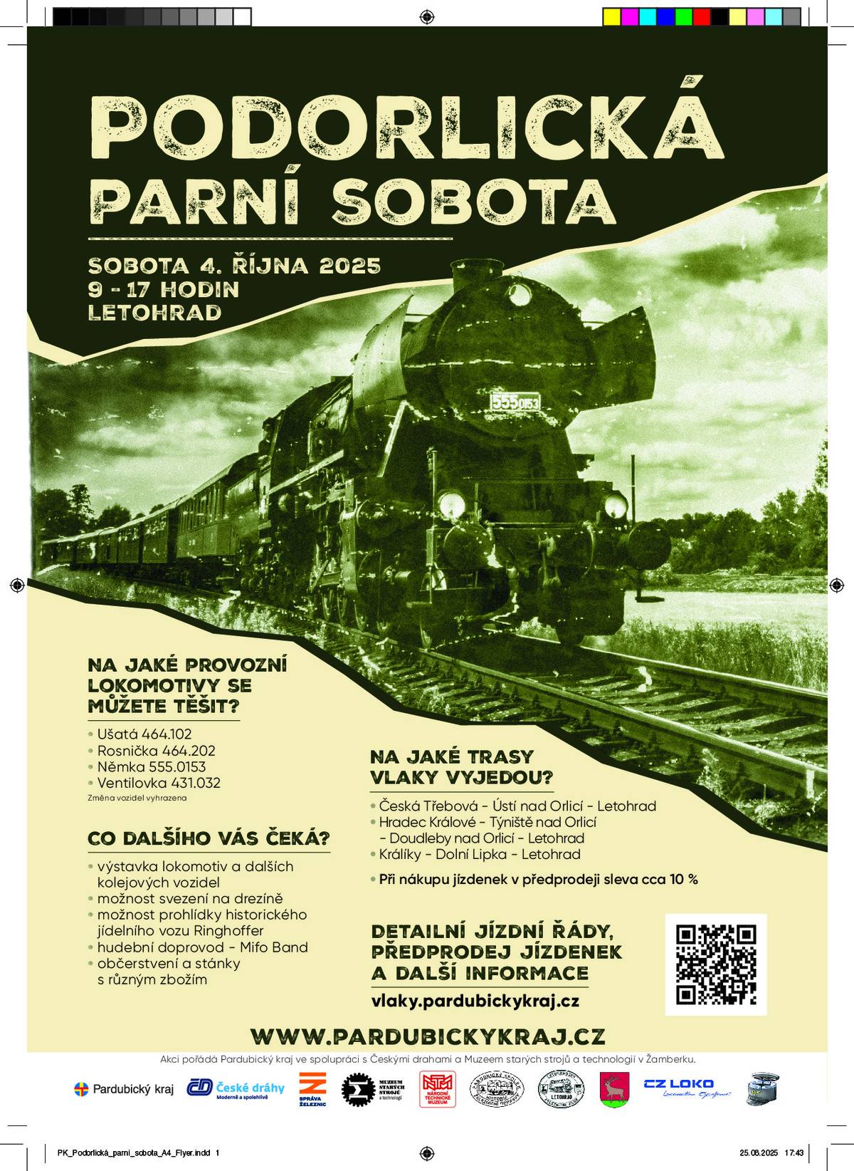 Podorlická parní sobota - viz. příloha.