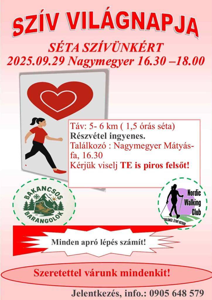 Spoločná prechádzka za zdravé srdce