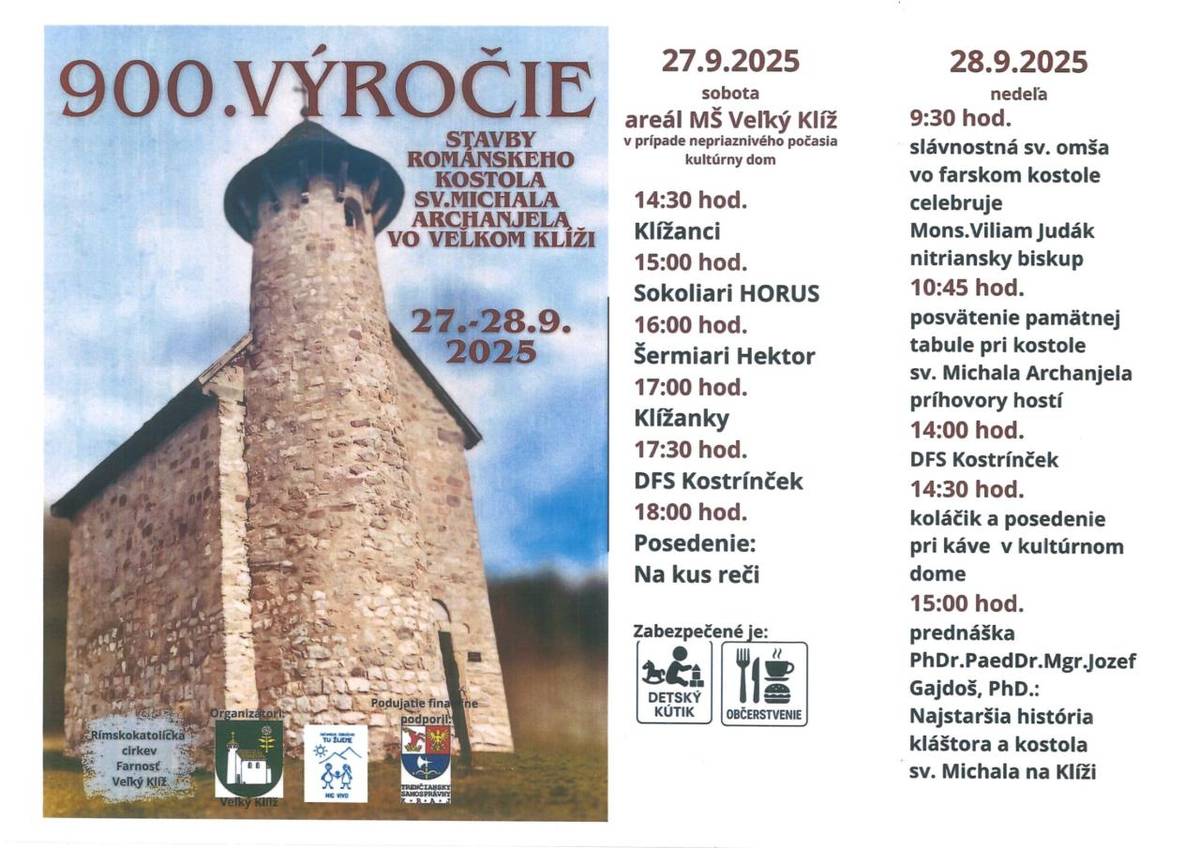 900. výročie stavby románskeho kostola sv. Michala